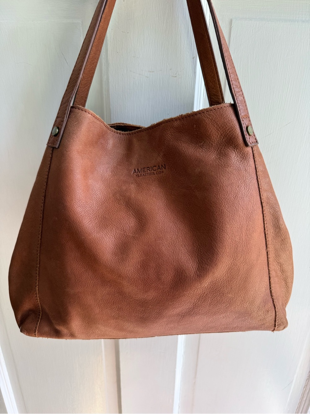 American Leather Co. Brown Leather Shoulder Bag